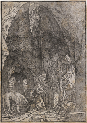 Lot 5005, Auction  123, Altdorfer, Albrecht, Der hl. Hieronymus in der Höhle