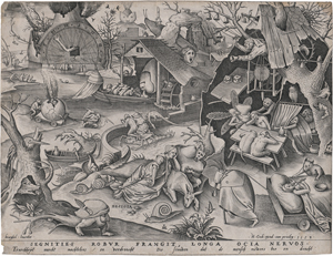 Lot 5026, Auction  123, Bruegel d. Ä., Pieter - nach, "Desidia" (Die Trägheit)