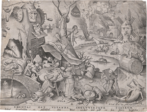 Lot 5028, Auction  123, Bruegel d. Ä., Pieter - nach, "Gula" (Die Völlerei)