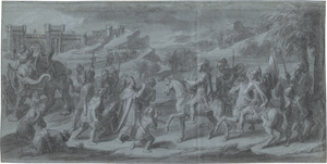 Lot 6522, Auction  123, Verdier, François, Vier Szenen aus dem Leben Alexanders des Großen