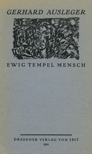 Lot 3012, Auction  108, Ausleger, Gerhard, Ewig Tempel Mensch