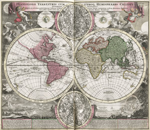 Los 7 - Homann, Johann Baptist - Neuer Atlas bestehend in einig curieusen Astronomischen Mappen  - 0 - thumb