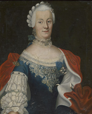 Lot 6926, Auction  113, Deutsch, 1766. Bildnis Fürstin Sophia Henrietta zu Schwarzburg, geb. Gräfin Reuß von Plauen