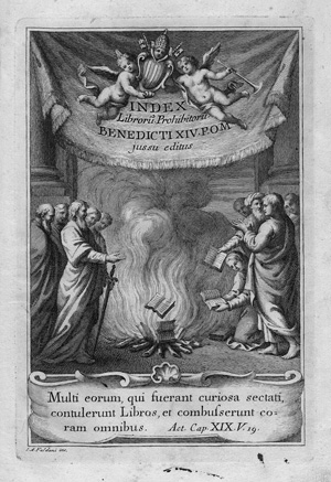 Lot 696, Auction  123, Index librorum prohibitorum, sanctissimi domini nostri Benedicti XIV