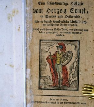 Lot 2152, Auction  123, Eine lesenswürdige Historie vom Herzog Ernst,, in Bayern und Oesterreich