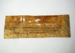 Los 2801 - Martyrologium hieronymianum - Fragment eines Blattes einer lateinischen Handschrift auf Pergament.  - 3 - thumb