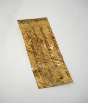 Los 2801 - Martyrologium hieronymianum - Fragment eines Blattes einer lateinischen Handschrift auf Pergament.  - 4 - thumb