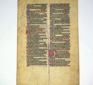 Lot 2832, Auction  123, Bibel-Fragment, Bedeutung der hebräischen Namen.
