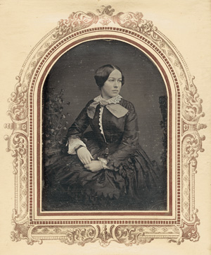Lot 4026, Auction  123, Daguerreotype, Portrait of a finely dressed woman