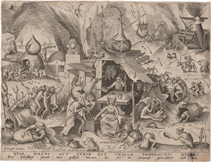 Lot 5027, Auction  123, Bruegel  d. Ä., Pieter, "Avaritia" (Die Habgier)