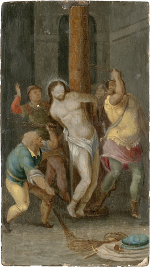 Lot 6000, Auction  123, Niederländisch, spätes 16. Jh. Drei Szenen aus der Passion
