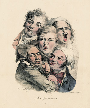 Lot 243, Auction  101, Karikaturen (Boilly), Les Grimaces