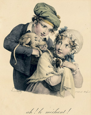 Lot 244, Auction  101, Karikaturen (Boilly), ah! le méchant!