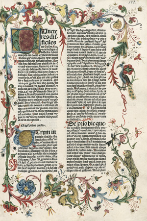 Lot 1239, Auction  101, Duns Scotus, Johannes, Quaestiones quodlibetales. Ed. Thomas Penketh.  Venedig 1477