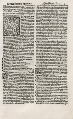 Lot 1258, Auction  101, Montagnana, Bartholomaeus, Consilia medica etc. Venedig, Locatellus 1497