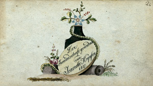 Lot 2319, Auction  101, Fürther Stammbuch, der Jeanette Kupfer 1817