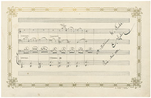 Lot 2741, Auction  101, Lalo, Édouard, Musikal. Albumblatt 1880