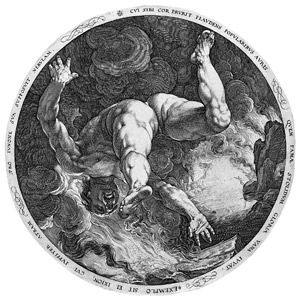 Lot 5126, Auction  101, Goltzius, Hendrick, Der Sturz des Ixion