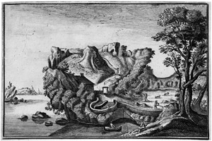 Lot 5137, Auction  101, Hollar, Wenzel, Ein Kopf als Landschaft