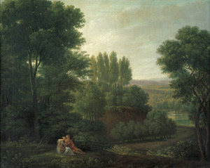 Lot 6081, Auction  101, Hackert, Jakob Philipp, Arkadische Landschaft mit Mandoline spielendem Paar