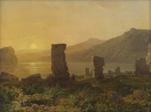 Lot 6105, Auction  101, Piepenhagen, August Friedrich, Küstenlandschaft im Sonnenuntergang