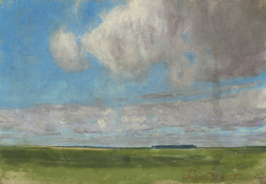 Lot 7073, Auction  101, Dettmann, Ludwig, Landschaft Nordfriesland