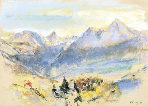 Lot 7239, Auction  101, Ludwig, Friedrich, Watzmann von der Kniefelspitze