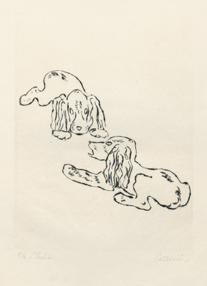 Lot 7370, Auction  101, Sintenis, Renée, Zwei junge Cockerspaniel