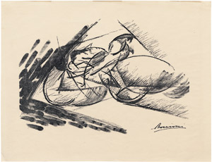 Lot 8044, Auction  101, Boccioni, Umberto, Schnelligkeit