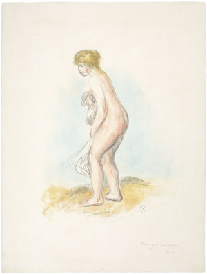 Lot 8299, Auction  101, Renoir, Auguste, Baigneuse Debout, en pied