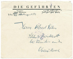 Lot 2321, Auction  102, Ehrenstein, Albert, Brief 1921 an Alfred Kubin