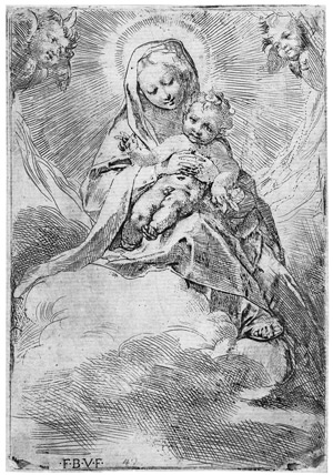 Lot 5018, Auction  102, Barocci, Federico, Madonna mir Kind