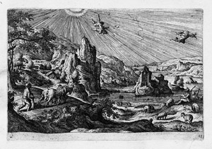 Lot 5038, Auction  102, Hans Bol, Folge von Landschaften mit Szenen aus dem Alten Testament und Ovids Metamorphosen