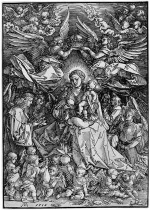 Lot 5105, Auction  102, Dürer, Albrecht, Maria als Königin der Engel