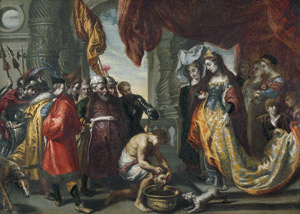 Lot 6022, Auction  102, Rubens, Peter Paul - nach, Königin Tomyris empfängt das Haupt des Cyrus