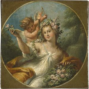 Lot 6061, Auction  102, Kauffmann, Angelika - Umkreis, Flora mit einem Putto