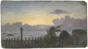 Lot 6081, Auction  102, Deutsch, um 1820. Abendstimmung über der Ostsee