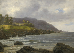 Lot 6180, Auction  102, Raadsig, Johan Peter, Küstenlandschaft von Skälderviken bei Kullen in Schweden