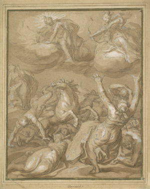 Lot 6245, Auction  102, Bloemaert, Abraham, Die Ermordung der Niobiden