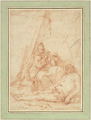 Lot 6261, Auction  102, Hyre, Laurent de la - zugeschr., Maria, den toten Christus beweinend