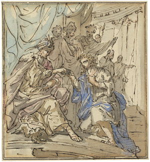 Lot 6361, Auction  102, Nijmegen, Elias van, König Salomon und die Königin von Saba