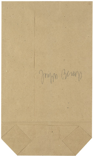 Lot 7038, Auction  102, Beuys, Joseph, DDR-Tüte