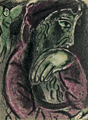 Lot 7059, Auction  102, Chagall, Marc, Hiob in der Verzweiflung