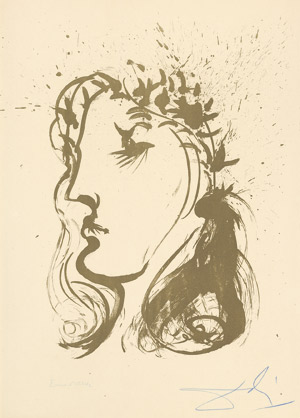 Lot 7075, Auction  102, Dalí, Salvador, Beatrice