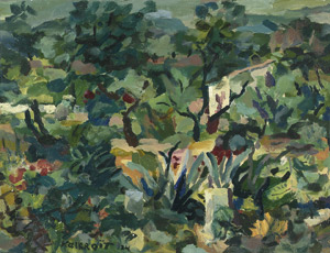 Lot 7208, Auction  102, Kalckreuth, Jo von, Garten Dr. D., S'Arracó, Mallorca