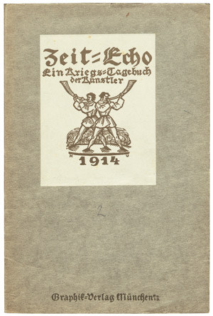 Lot 7255, Auction  102, Zeit-Echo. Ein Kriegs-Tagebuch der Künstler., 