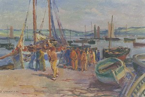 Lot 7270, Auction  102, Lhermitte, Georges, Douarnenez (Fischer am Hafen)