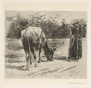 Lot 7271, Auction  102, Liebermann, Max, Junge Hirtin