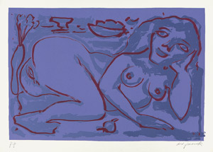 Lot 7356, Auction  102, Penck, A. R., Liegende