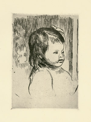 Lot 7376, Auction  102, Renoir, Auguste, Buste d'enfant
